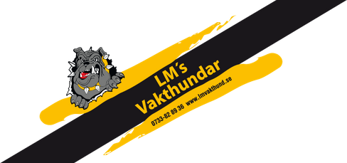 LM's Vakthundar Logotyp